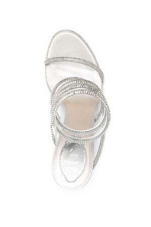 Sandali Cleo in pelle di vitello color argento RENE CAOVILLA | C10416105R001V232GREY